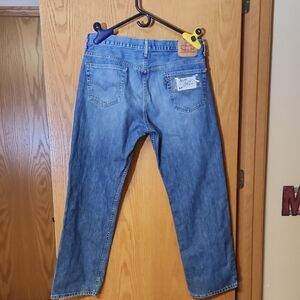 Levi's 569 straight Fit Light Blue Jeans mens 36x34 number 342